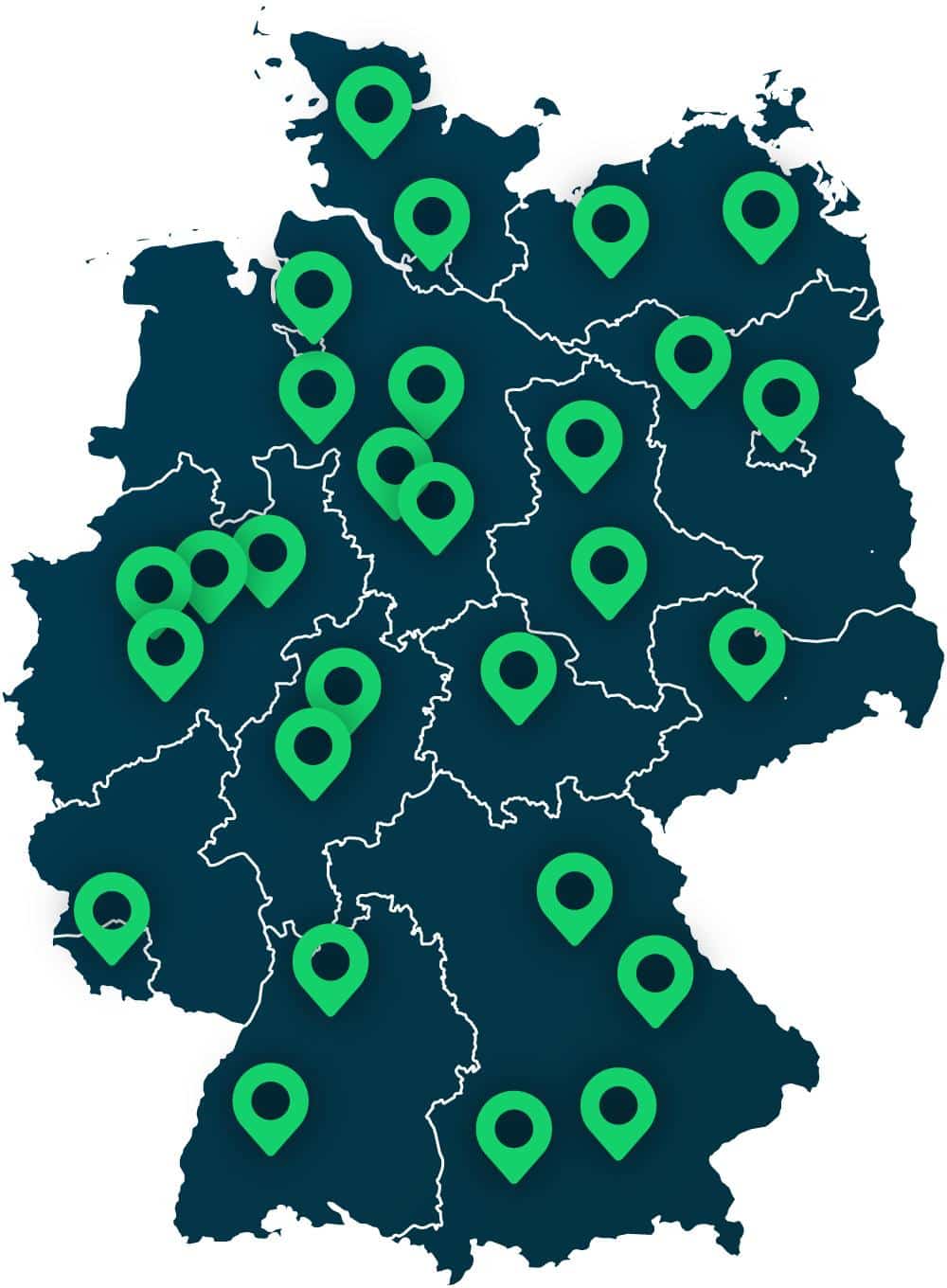 Standorte in Deutschland
